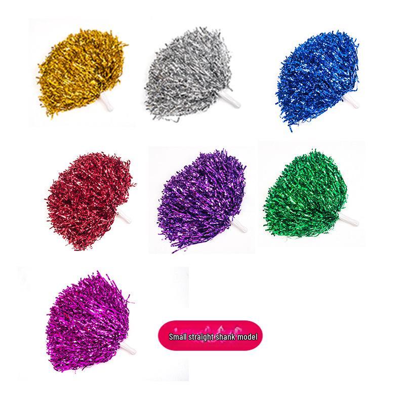 

Cheerleading Props: Pompoms, Floral Handhelds, Colorful Balls, and Handles