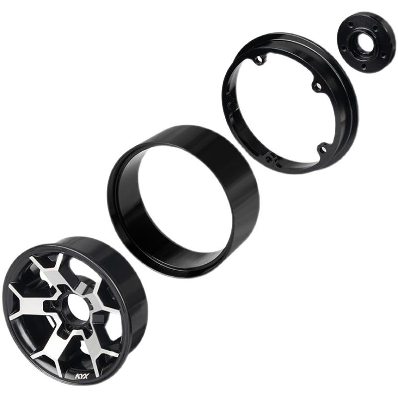 4pcs 1.9" Alloy Wheel Rims for 1/10 Axial 90046 Traxxas TRX-4 TRX4 D90 RC Crawler Car