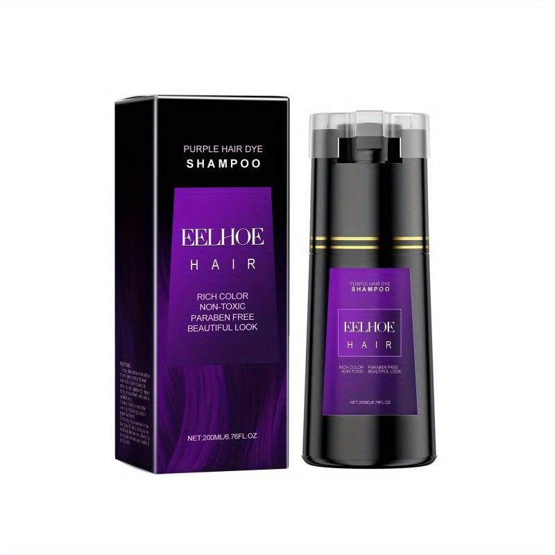 EELHOE Multi Color Hair Dyeing Shampoo Natural Non-irritating Nourish Scalp Easy Coloring Lasting Effect Smoothing Hair Dyeing