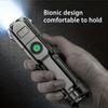 Telescopic Zoom Tactical Flashlights Rechargeable LED Torch 4 Lighting Modes Long-Range Waterproof Camping Fishing Flashlight