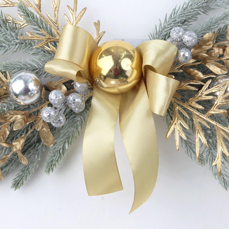 Christmas Garland Wreath Ornament for Wall, Tree, and Event Décor