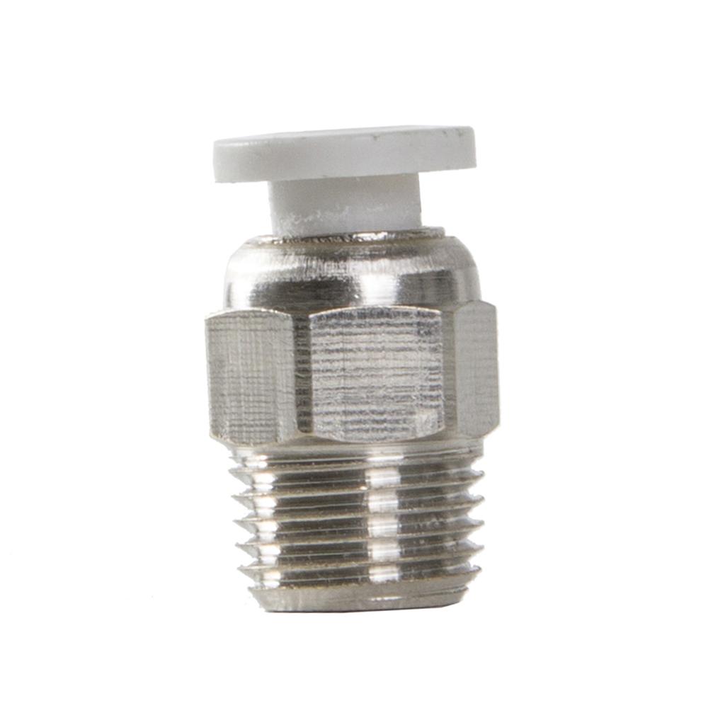 

PC4 M10 Male Straight Pneumatic Tube Push Fitting Connector for CR 10 Series Ender 3 Bowden Extruder 3D Printer, 1pcs серебряный