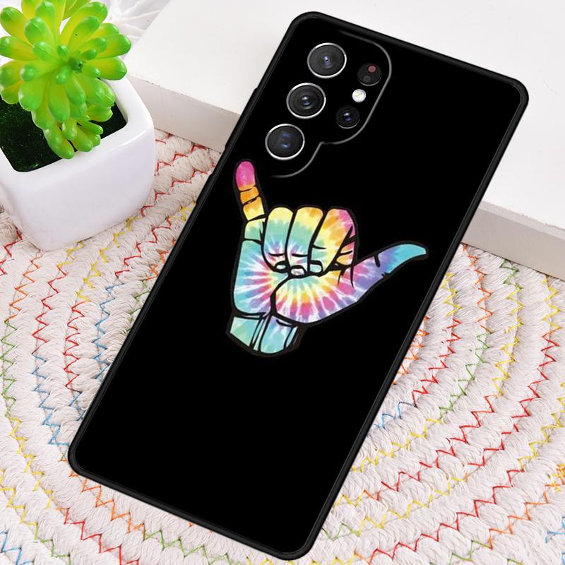 Surfer Surf Hang Loose Shaka TPU Phone Case For Samsung Galaxy note 10 pro S26 S25 S24 S23 S22 Ultra Plus S21 FE S20 Cover