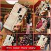 Flower Anti-knock Phone Case For Xiaomi Redmi 8 Silicone Wristband Anti-dust Soft case Fashion Design Phone Holder Ring