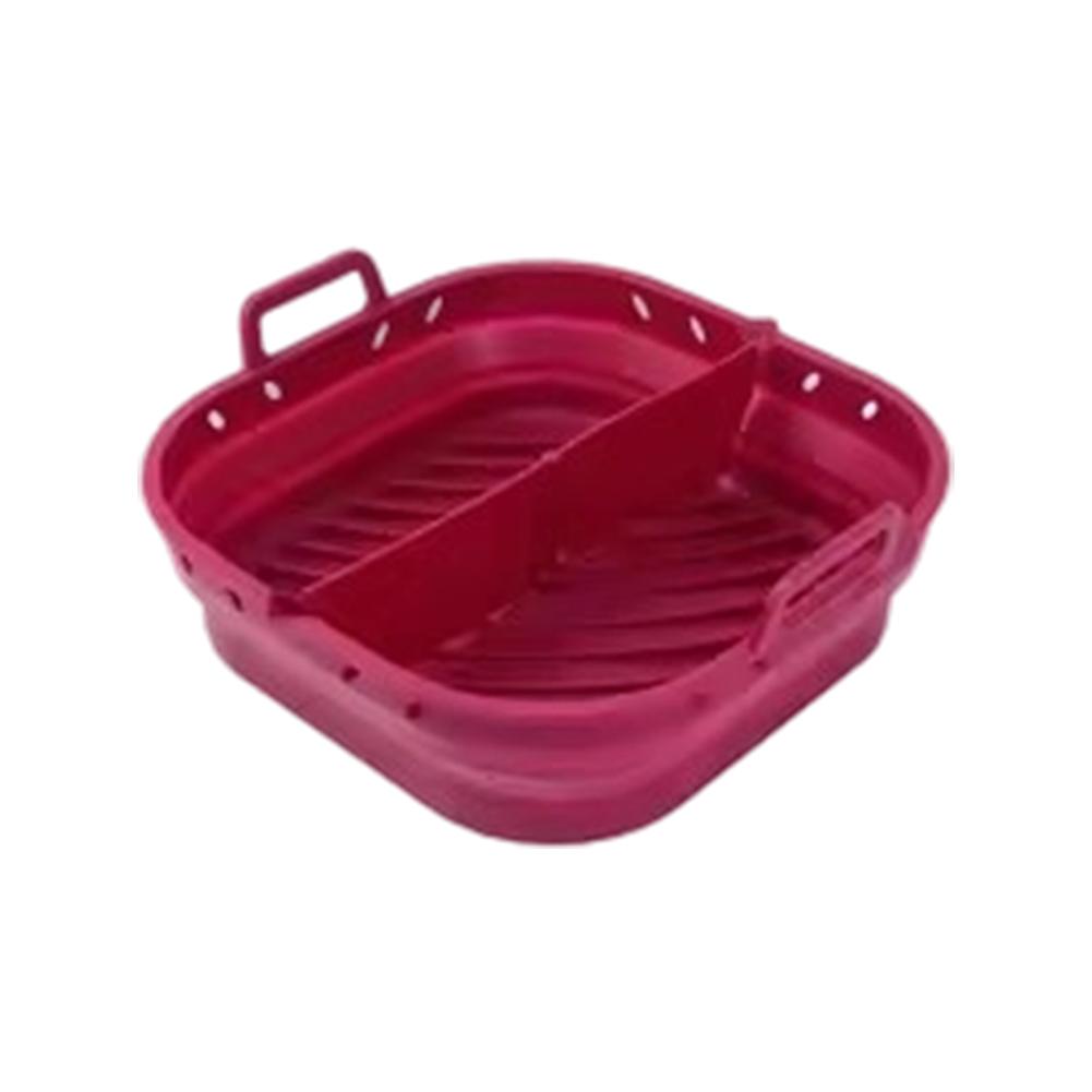 Kompaktowy Design do Przechowywania Taca do Frytownicy Powietrznej Silikonowa Forma do Pieczenia