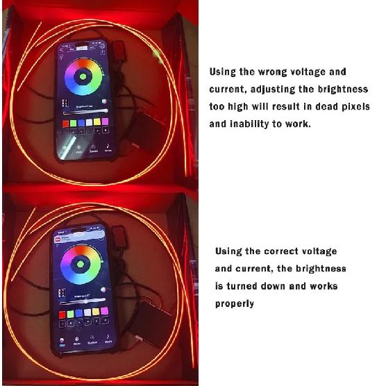 6/10/14/18 In 1 64 Color RGB Symphony Car Ambient Lights Interior Acrylic LED Strip Light Decoration Atmosphere Lamp APP Control