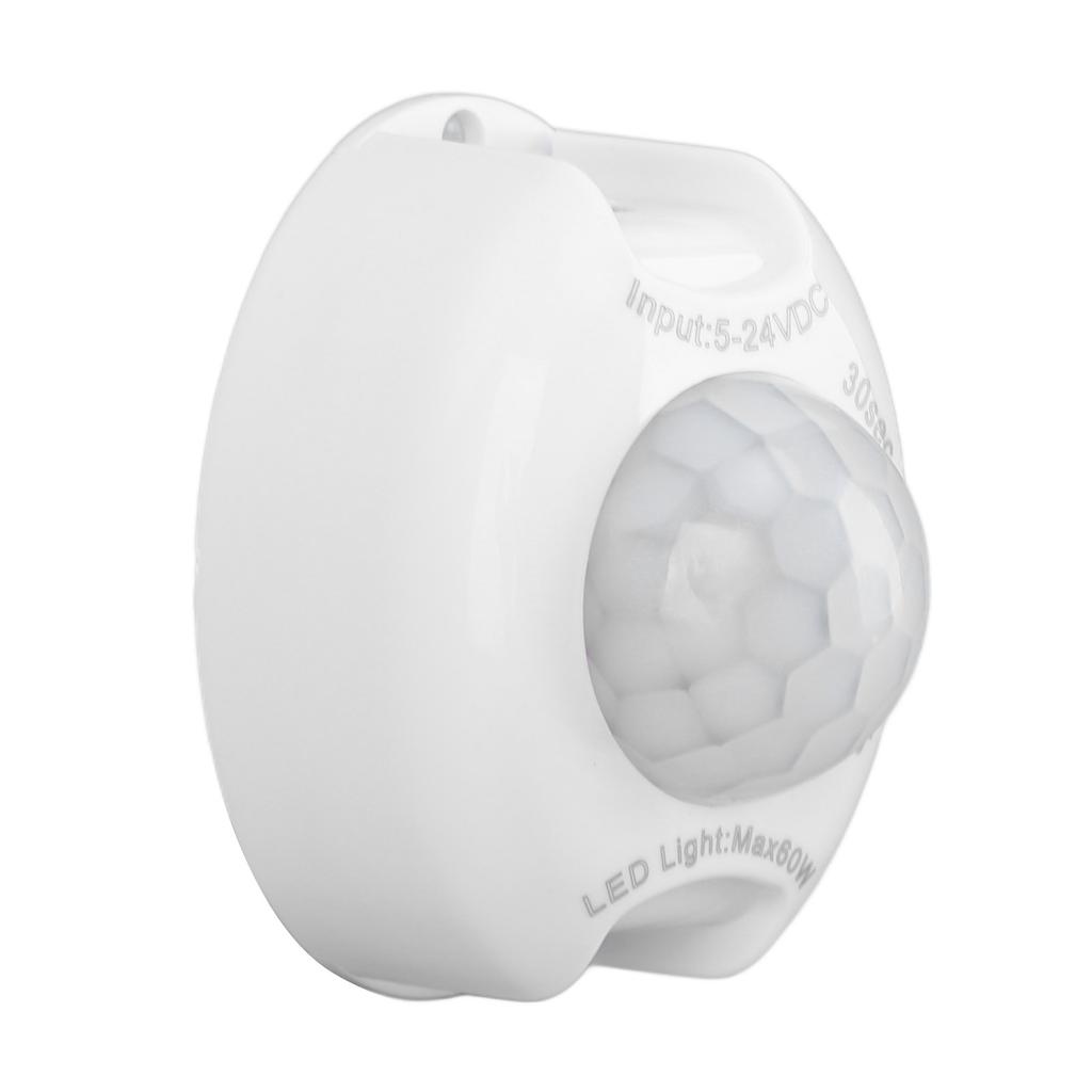 DC Plug Human Body Induction Switch Infrared Adjustable LED Light Strip Detector Switch 5‑24V 60W