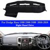 For Dodge Ram 1500 2500 3500 2010-2018 Car Dashboard Cover Dashmat Dash Board Sun Shade Anti-UV Pad Carpet Interior Accessories