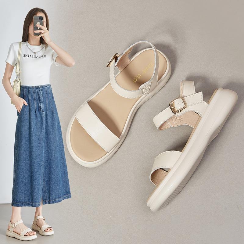 

Thick-soled Sports Sandals for Summer, Versatile, Wear-resistant, Soft-soled Beach Shoes for Women 35 зелений
