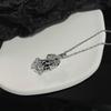 Dark Wind Personalized Dog Necklace Niche Design French High-End Clavicle Chain Fashion Women'S Jewelry