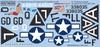 KW172175 US Army Ice Katy Anxious Angel Decal 1/72 WW.II B-17G Col' &