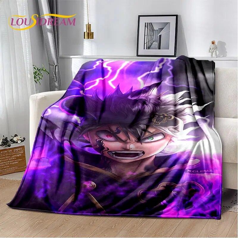 Fairy Tail Japan Anime Cartoon Soft Plush Blanket,Flannel Blanket Throw Blanket for Living Room Bedroom Bed Sofa Picnic Cove Kid