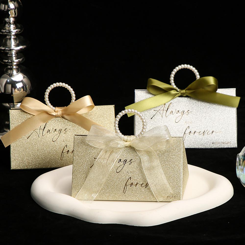 European Elegance Wedding Candy Box - Creative Favor Gift Box for Engagements Small