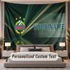 Custom Name Text Tapestry Rapid Wien FC Personalized Polyester Wall Tapestry For Bedroom And Room