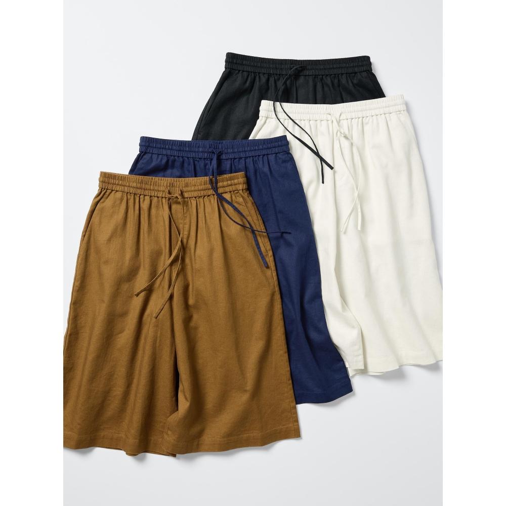 Uniqlo Japan Linen Blend Culottes