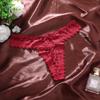 Women Sexy Lace G-String European And American High Quality Underwear BowTransparent Hollow Lace Pattern Women's Lingerie
