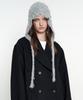 Majisyeoudeu Hairy Earflap Beanie_Melange Gray