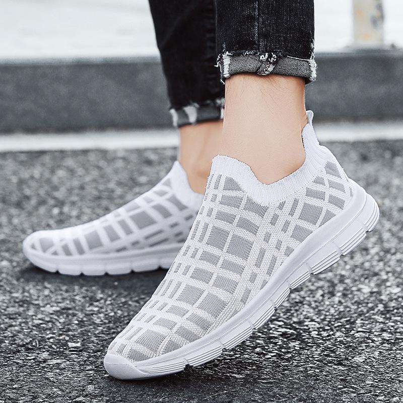 

Заводские дышащие кроссовки Fly, новый дизайн, женская модная сетчатая обувь для бега, фитнеса, ходьбы, повседневная спортивная обувь 37 белый