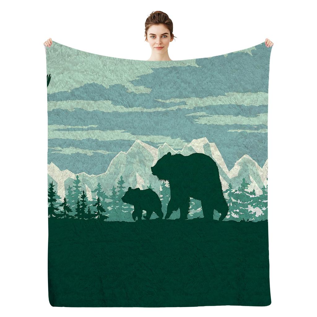 Hot Air Balloon Blanket Flannel Blanket Nap Blanket Blanket