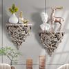 European Creative Resin Wall Shelf – Decorative Hanging Ornament for Home