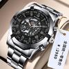 Men's Skeleton Calendar Watch - Waterproof, Luminous, Non-Mechanical, Automatic Movement