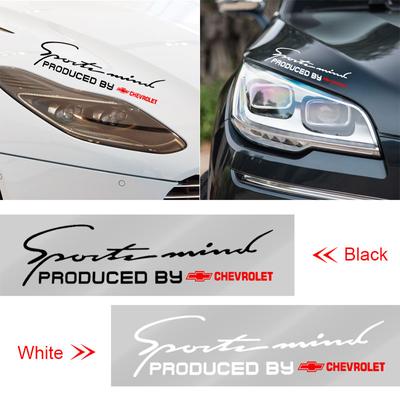 1 buc. Autocolant Sprânceană Lumini Mașină Decal Personalizat Faruri Styling pentru Chevry Cruze Impala Camaro Garna Equinox Volt Yakista AVEO Hatchback