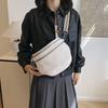 Chic Versatile Pu Leather Small Square Bag Stylish Retro Japanese Design Casual Shoulder Bag