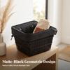 Front Bike Basket with Mounting Hardware Open-Top for Grocery Shopping
