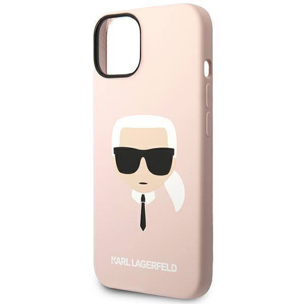 Etui do iPhone 14 Plus Karl Lagerfeld MagSafe Jasnoróżowe