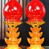 LED Lotus God of Wealth Offering Lamp: Everlasting Plug-in Candle for Buddha, Ancestors, and Home Altar