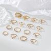 Bohemian Ring Set Of 16 Diamond Set Ring Jewelry