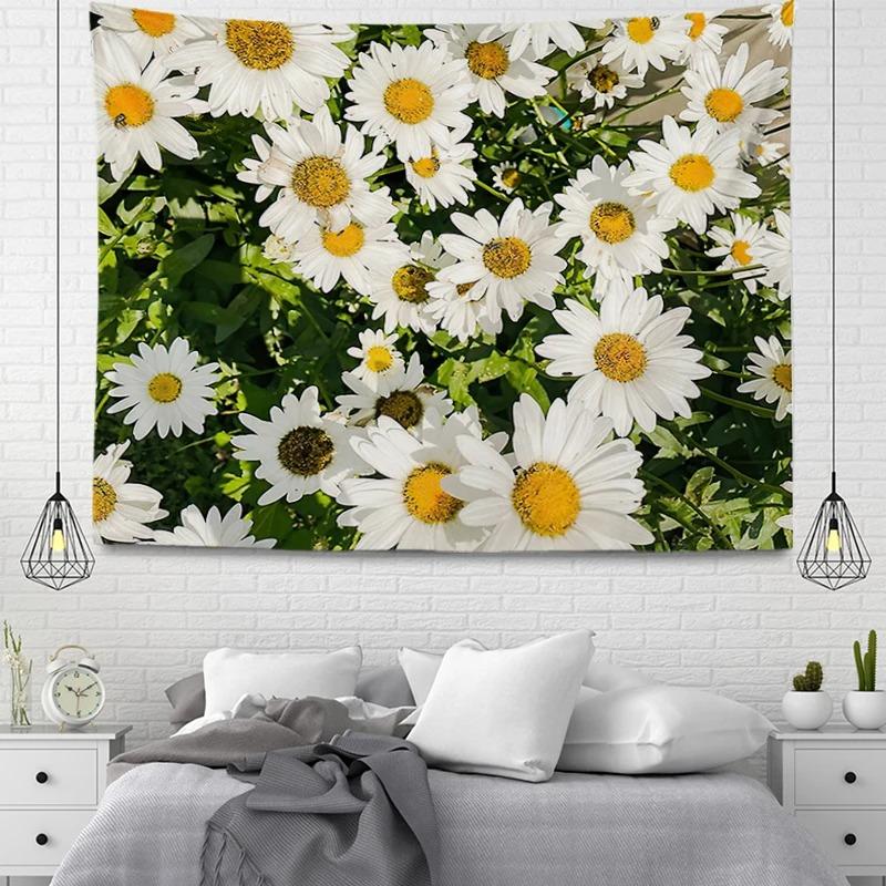 Flowers and Succulents Tapestry Home Wall Decoration Tapestry Office Living Room Tapestry