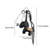 Heart and Horse Mini Backpack Hanging Handbag Pendant Bag Pendant Bags Accessories