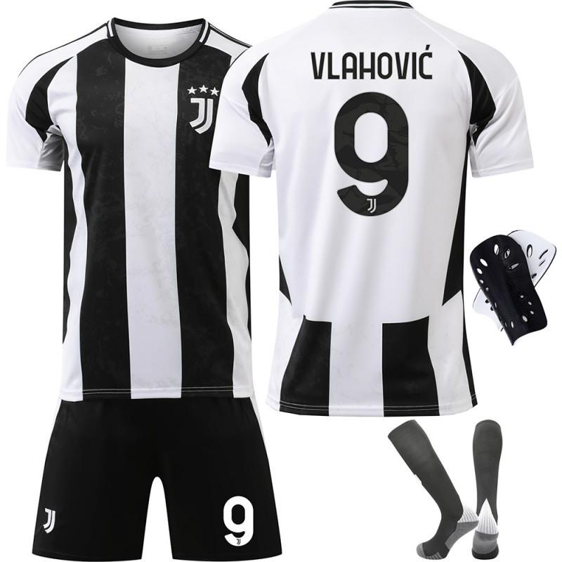 2425 Maillot de Football Juventus N°. 9 Hovic 10 Ildez 7 Chiesa 19 Thuram Ensemble
