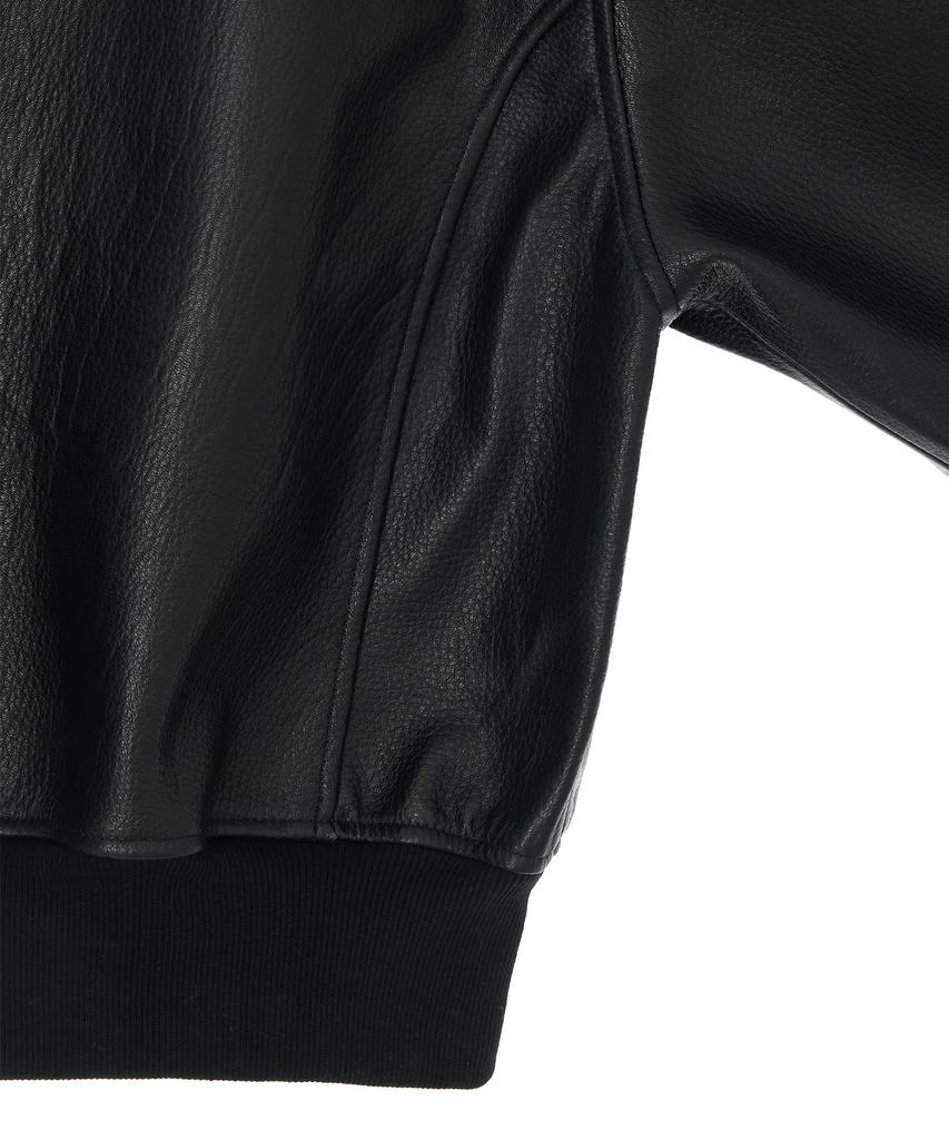 Ox Studios Lambskin Crop Leather Jacket