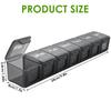 Pill Organizer Box AM PM Pill Distribution Container Portable Travel Tablets Vitamins Medicinel Cases Box Fish Oil/Supplements