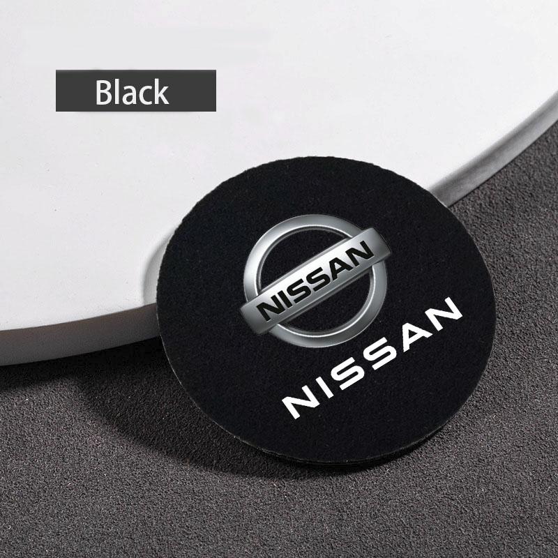 lfcsw2 Car Coaster Water Cup Non-Slip Mat Gadget Bling Accessories For Nissan murano Navara Qashqai x-trail Patrol NV200 note Frontier
