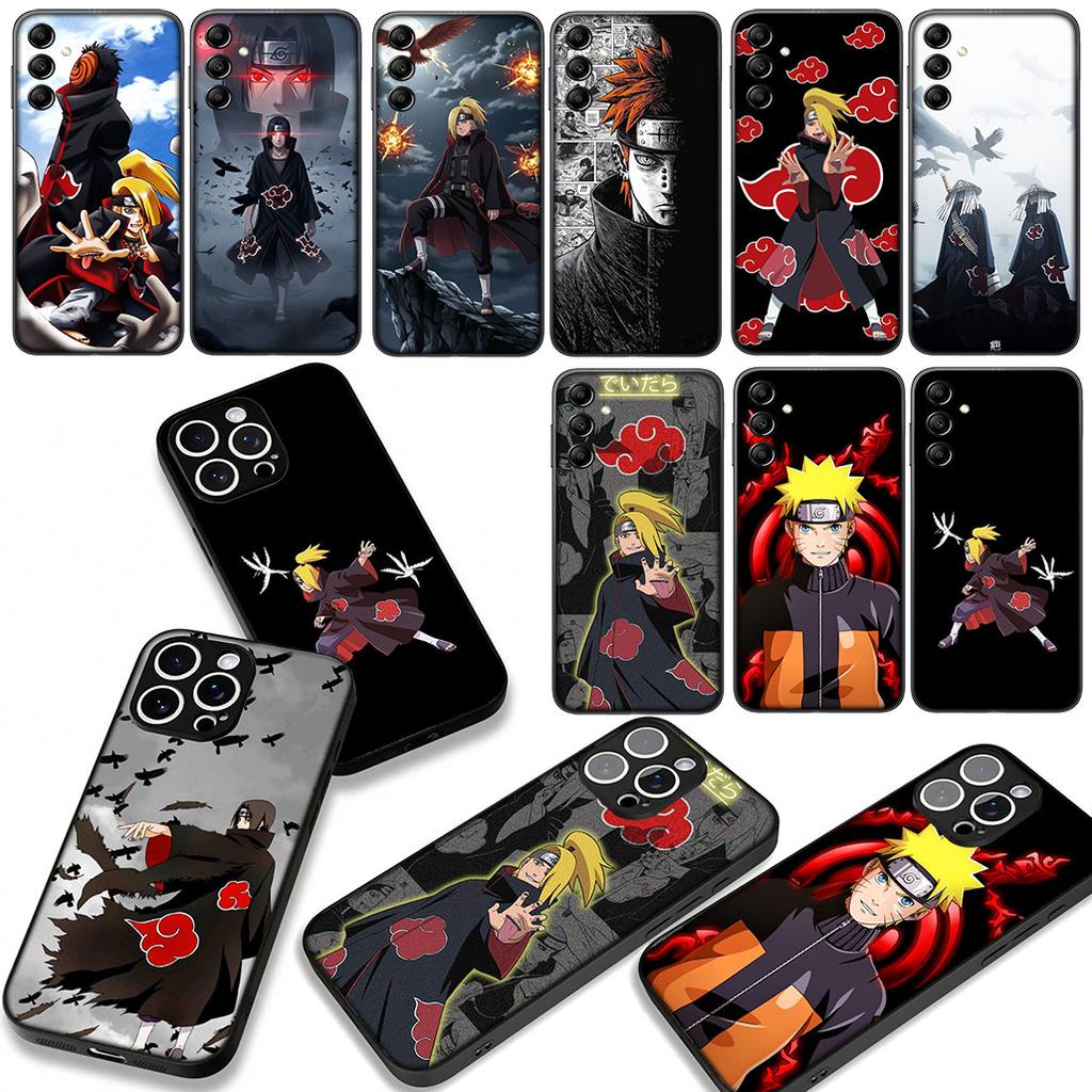 Deidara Narutos Itachi Uchiha Akatsuki Pain Case for Motorola Moto G04 G13 G14 g45 G22 G23 G32 G34 G35 G82 G84 G53 G72 E14 E15
