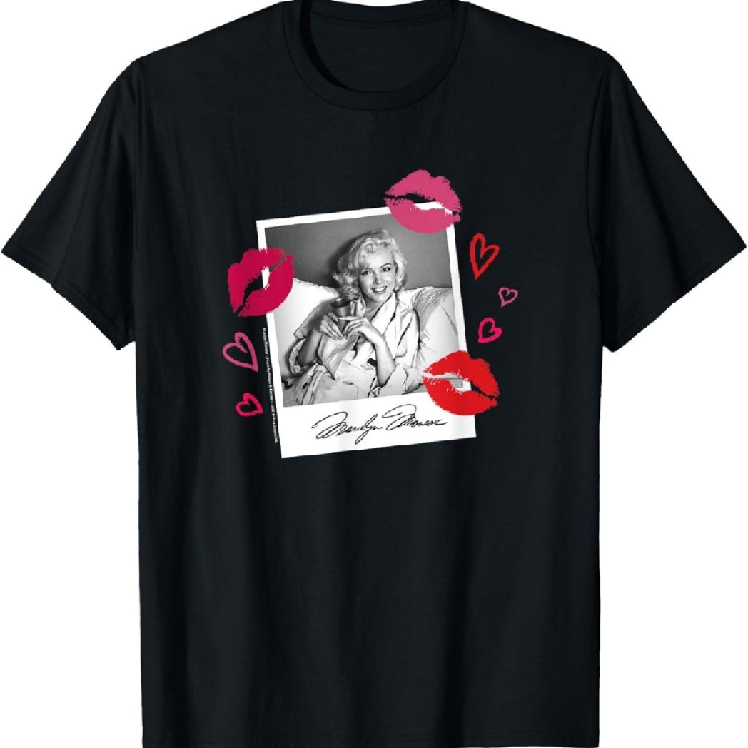 

Мерилін Монро - Фото Колаж Поцілунок Футболка XXXXXL чорний