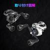Gomexus Reel Handle Knob 30mm/24mm & Extra Long 50mm Aluminum, Compatible with Daiwa S and Shimano A-type Reels, Antares, SLXDC, TATULA, Zillion, Repl