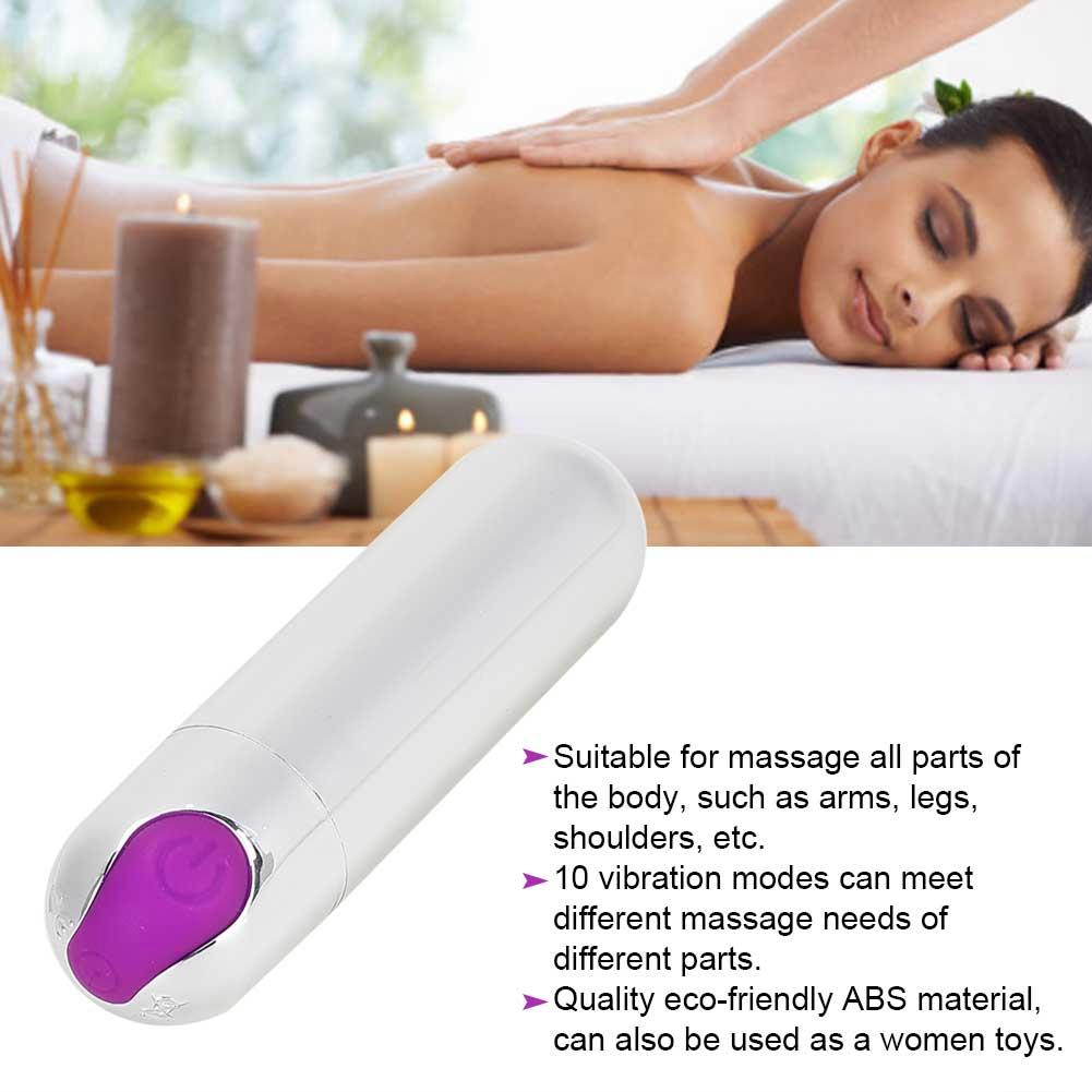 Portable USB Bullet Vibrator Massager Body Vibration Body Massage Women Adult Toy