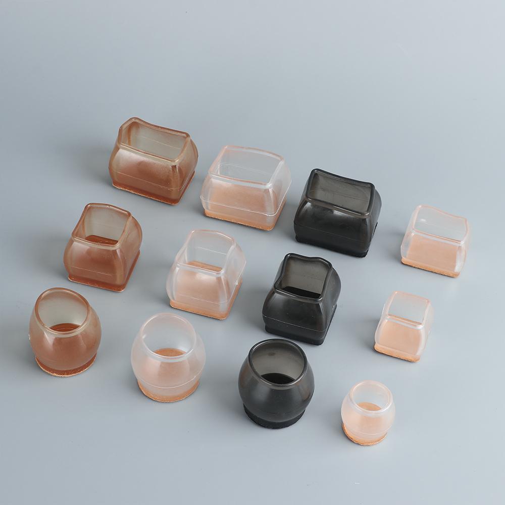 Protector Wear-resistant With Felt Furniture Feet Covers Table Pads Anti-slip Pad Chair Leg Caps