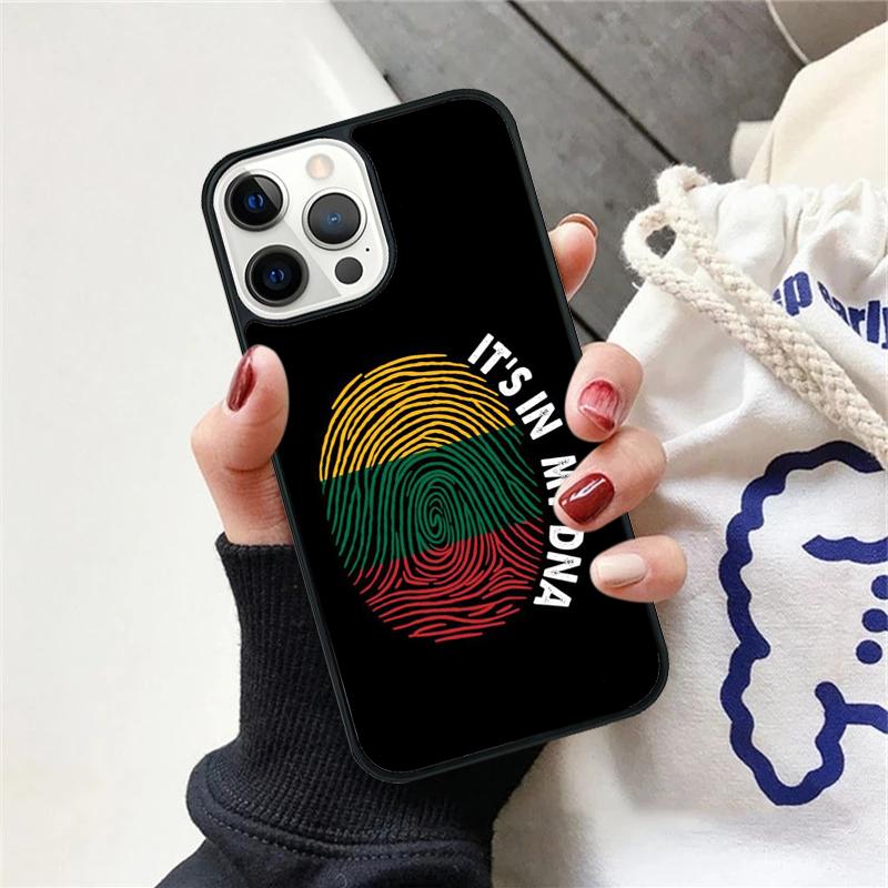 Lithuania Flag Phone Case For iPhone 17 Air 15 16 Cover  11 13 14 Pro Max 12 Plus Max Fundas