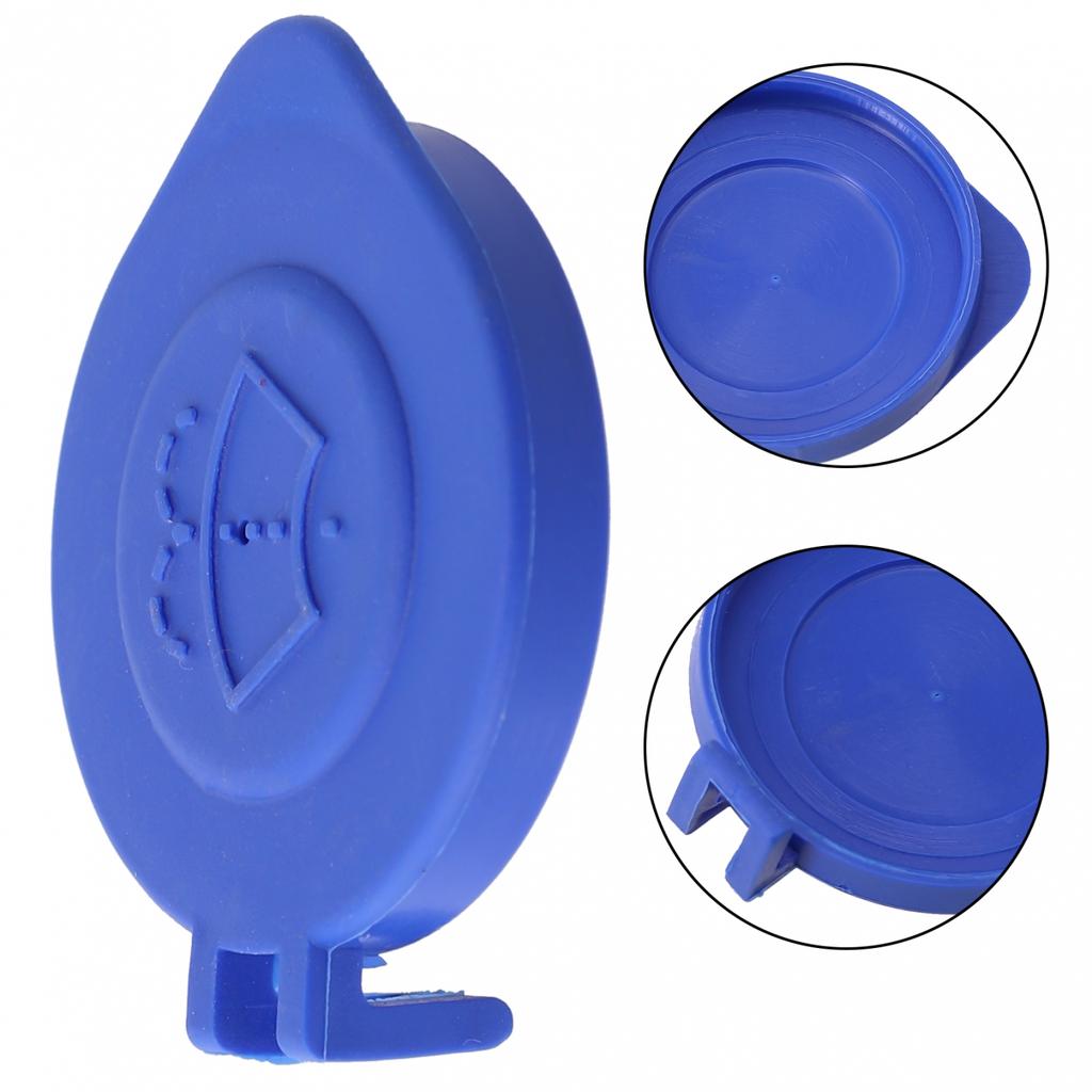 Reservoir Screen Washer Cap Wash Bottle Cap Washer Fluid Windshield Blue