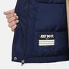 Nike Středně dlouhá ležérní bunda s kapucí na zip Dětská vrchní část Hluboká tyrkysová FV3043-410