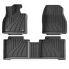LUCKEASY for Subaru Solterra for Toyota BZ4X 2023 2024 2025 TPE 3D Car Floor Mats Cargo Liner Trunk/Backrest Pad Waterproof