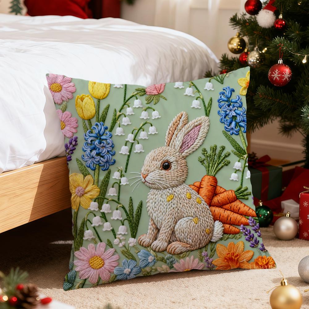 Christmas-Themed Texture Cushion Cover For Pillow Printing Sofa Decoration Home Car Room Coffee Shop Office Nordic Simplicity