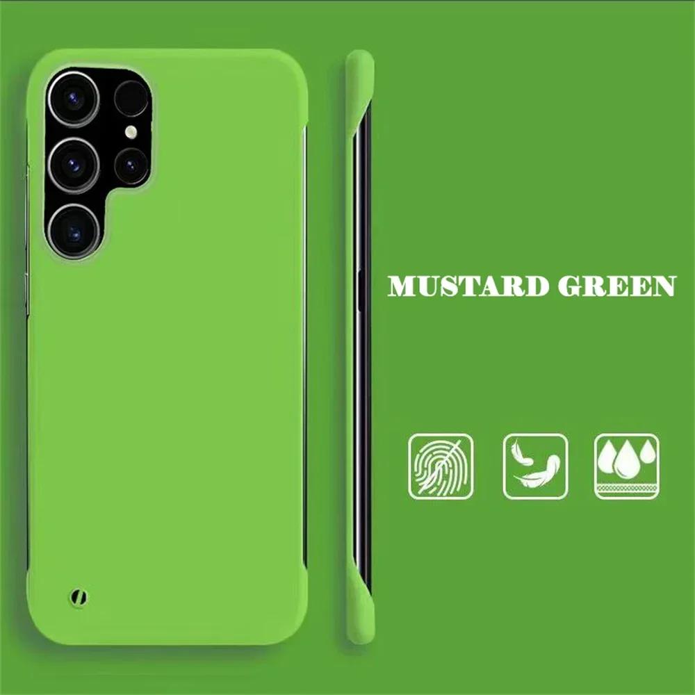 Funda Protectora de PC Duro Mate Colorida, Fina, Sin Marco, Antigolpes para Samsung Galaxy A56 A55 A15 A54 A34 5G 4G