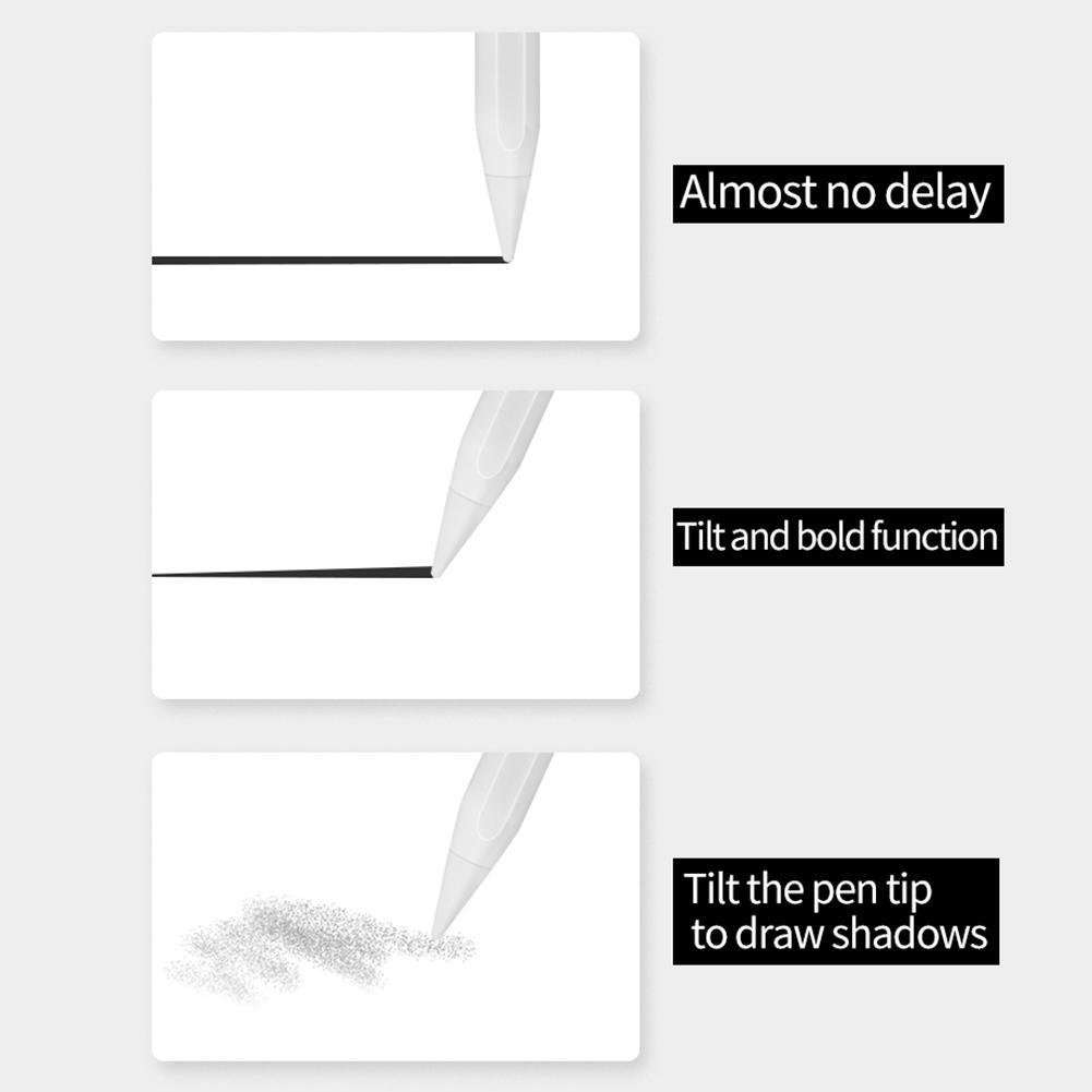 For Apple Pencil Stylus Pen for 2018-2025 iPad Palm Rejection Tablet Touch Pen Capacitive Stylus for iPad Pro 12.9/11/13-inch M4