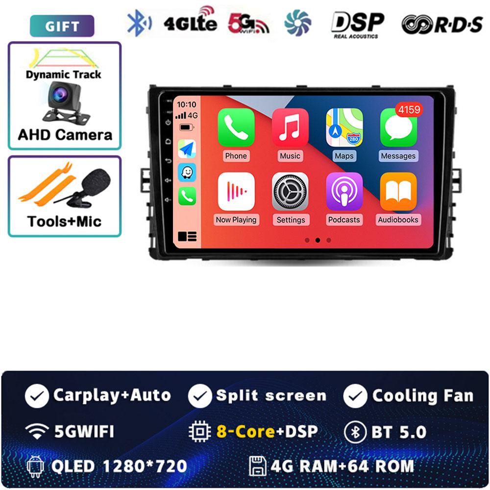 Android 14 Carplay Car Radio For Volkswagen Jetta 7 2018 - 2022 Multimedia Video Player Navigation GPS Stereo 2Din DVD Head Unit